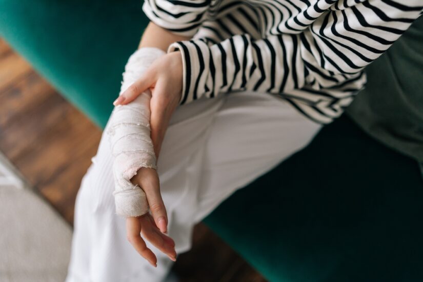 Photo of Woman with Broken Arm